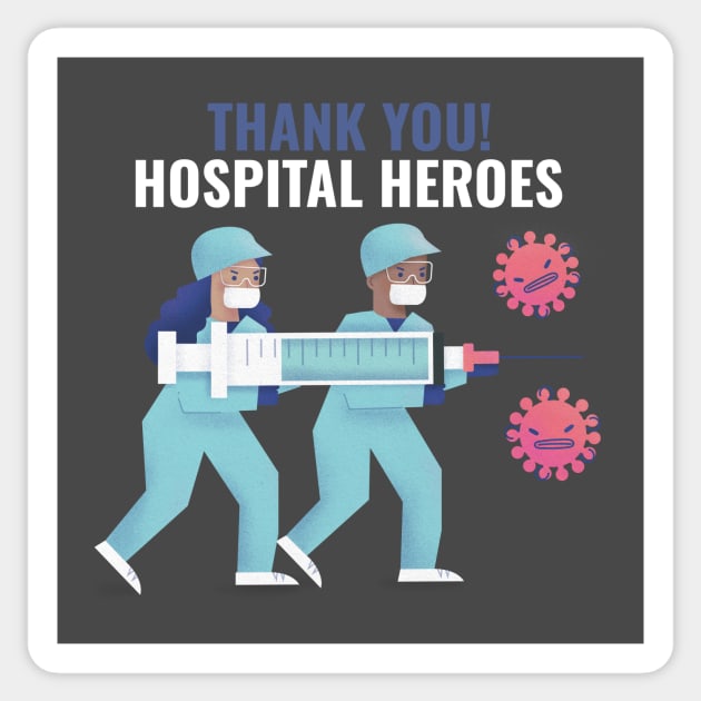 Hospital Heroes Sticker by Araf Color